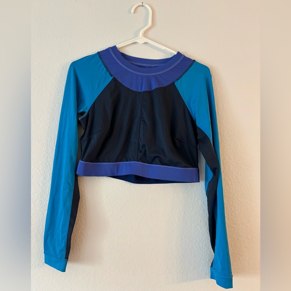 JoyLab Blue and Black Performance Top